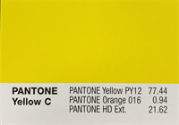PANTONE Yellow C
