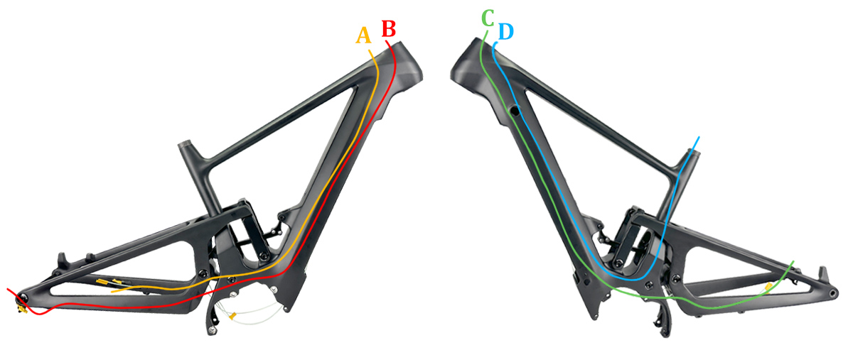 Full Internal Cable Routing Design