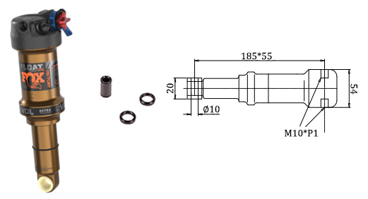 Bushing size for e-mtb frame LCES801