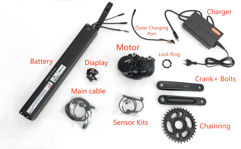 Bafang M820 motor+battery kits for LightCarbon LCE930